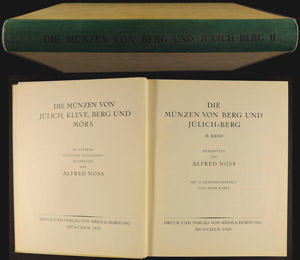 Literatur Münzen A. Noss, Die ... 