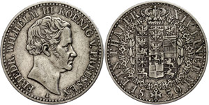 Prussia Thaler, 1830, Frederic ... 