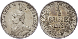 Coins German Colonies East Africa, ... 