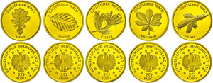 Münzen Bund ab 1946 2010/2014, 20 ... 