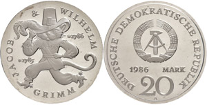 Münzen DDR 20 Mark, 1986, ... 