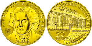 Austria 2005, 50 Euro Gold, Ludwig ... 