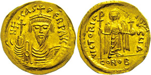 Münzen Byzanz Phocas, 602-610, ... 