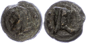 Münzen Römische Republik Anonym, Quadrans ... 