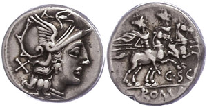 Münzen Römische Republik C. Scribonius, ... 