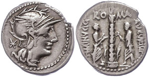 Münzen Römische Republik Ti. Minucius Cf. ... 