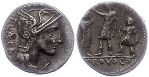 Münzen Römische Republik P. Porcius Laeca, ... 