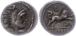 Münzen Römische Republik L. Thorius ... 