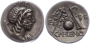 Münzen Römische Republik Cn. Cornelius ... 