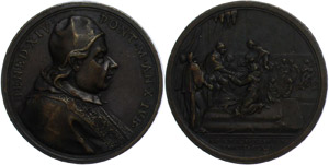 Medaillen Ausland vor 1900 Vatikan, Benedikt ... 