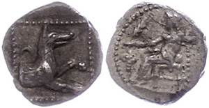 Kilikien Obol (0,54g), ca. 4. Jhd. v. Chr.,  ... 