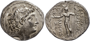 Seleukidien Tetradrachme (16,37g), 121-113 ... 