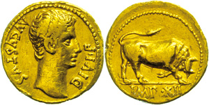 Coins Roman Imperial period Augustus, 27 ... 
