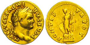 Coins Roman Imperial period Titus, being a ... 