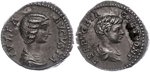 Münzen Römische Kaiserzeit Julia Domna, ... 