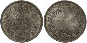 Kleinmünzen 1871-1922 1 Mark,1900, A, f. ... 
