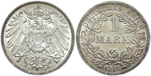Kleinmünzen 1871-1922 1 Mark,1916,  vz-st., ... 