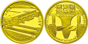 Tschechien 2500 Kronen, Gold, 2009, ... 