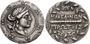 Macedonia  Tetradrachm (16, 99g), 158-146 ... 