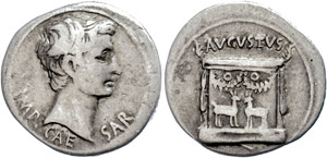 Coins Roman Imperial period  Augustus, 25-24 ... 