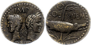 Münzen Römische Kaiserzeit  Augustus, ca. ... 