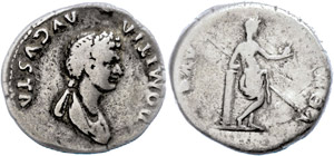 Coins Roman Imperial period  Domitia, ... 