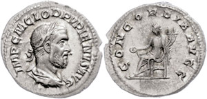 Coins Roman Imperial period  Pupienus, 238, ... 