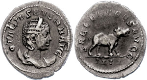 Coins Roman Imperial period  Otacilia ... 