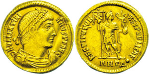 Münzen Römische Kaiserzeit  Valentinianus ... 