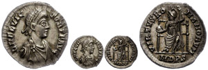 Coins Roman Imperial period  Flavius Victor, ... 