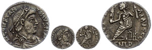 Coins Roman Imperial period  Constantinus ... 