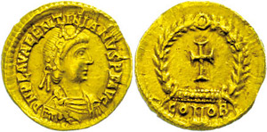 Münzen Römische Kaiserzeit  Valentinianus ... 
