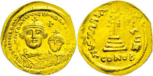 Coins Byzantium  Heraclius, 610-641, solidus ... 