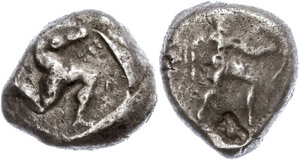 Pamphylien  Aspendos, Stater (10,54g), ca. ... 
