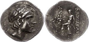 Seleukidien  Drachme (4,08g), 223-187 v. ... 