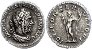 Münzen Römische Kaiserzeit  Macrinus, ... 