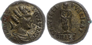 Coins Roman Imperial period  Fausta, ... 