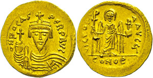 Coins Byzantium  Phocas, 602-610, solidus ... 