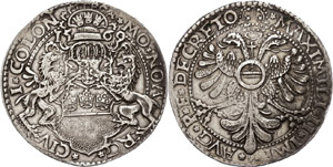 Cologne City  Thaler, 1569, with title ... 