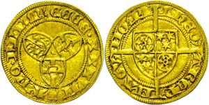 Mainz Archdiocese  Gold guilders (3, 41g), ... 