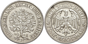 Münzen Weimar  5 Reichsmark, 1828, J, ... 