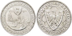 Coins Weimar Republic  3 Reichmark, 1931, A, ... 