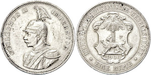 Coins German Colonies  DOA, 1 Rupee, 1900, ... 