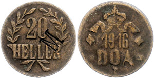 Münzen der deutschen Kolonien  DOA, 20 ... 