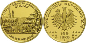 Münzen Bund ab 1946  100 Euro, Gold, 2008, ... 