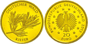 Münzen Bund ab 1946  20 Euro, Gold, 2013, ... 