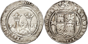 Coins Mexiko  Real, o. J. (1506-1516), Joan ... 