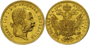 Österreich 1806 - 1918  1 Dukat Gold, 1899, ... 