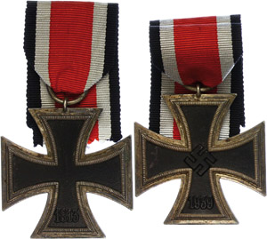 Iron Cross 2. Class, at the ribbon, ... 