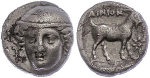 Thrace  Aenus, tetrobol (2, 26g), ... 